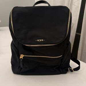 TUMI Black and Gold Men's Backpack